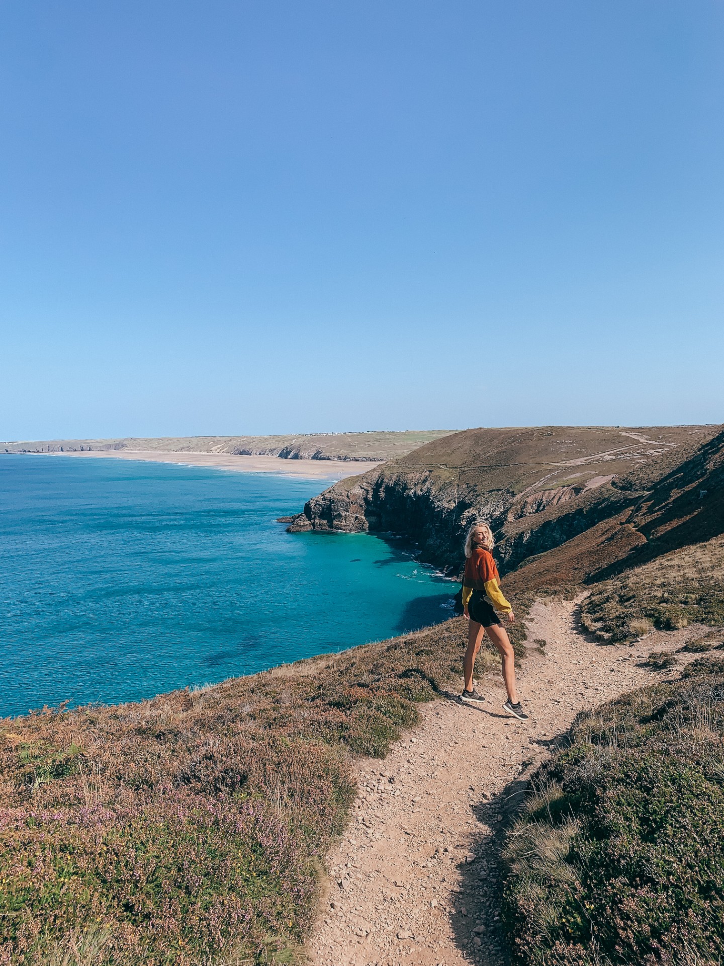 best uk staycation ideas - cornwall for the beautiful beaches and rugged seascapes
