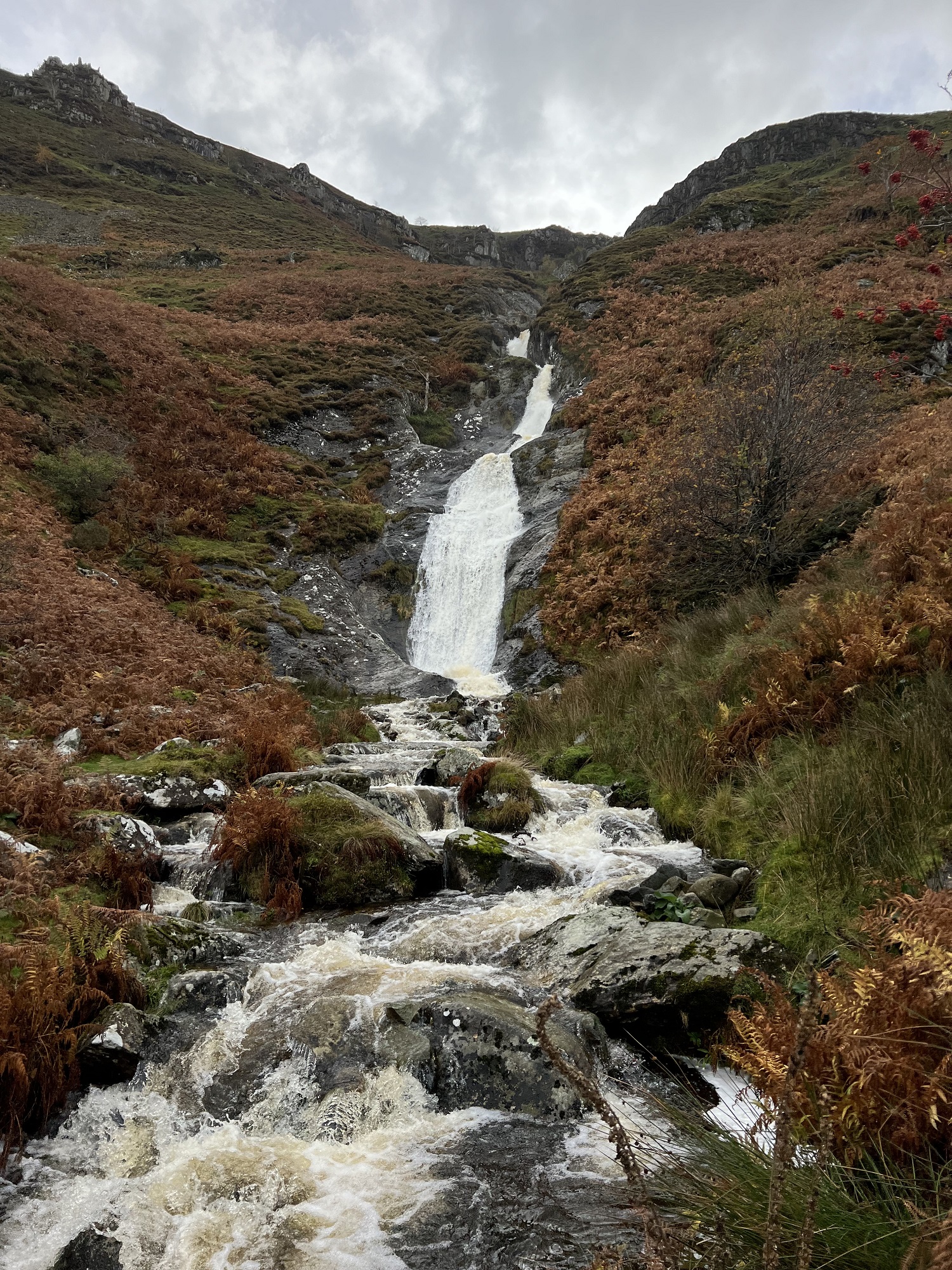 Waterfalls in snowdonia