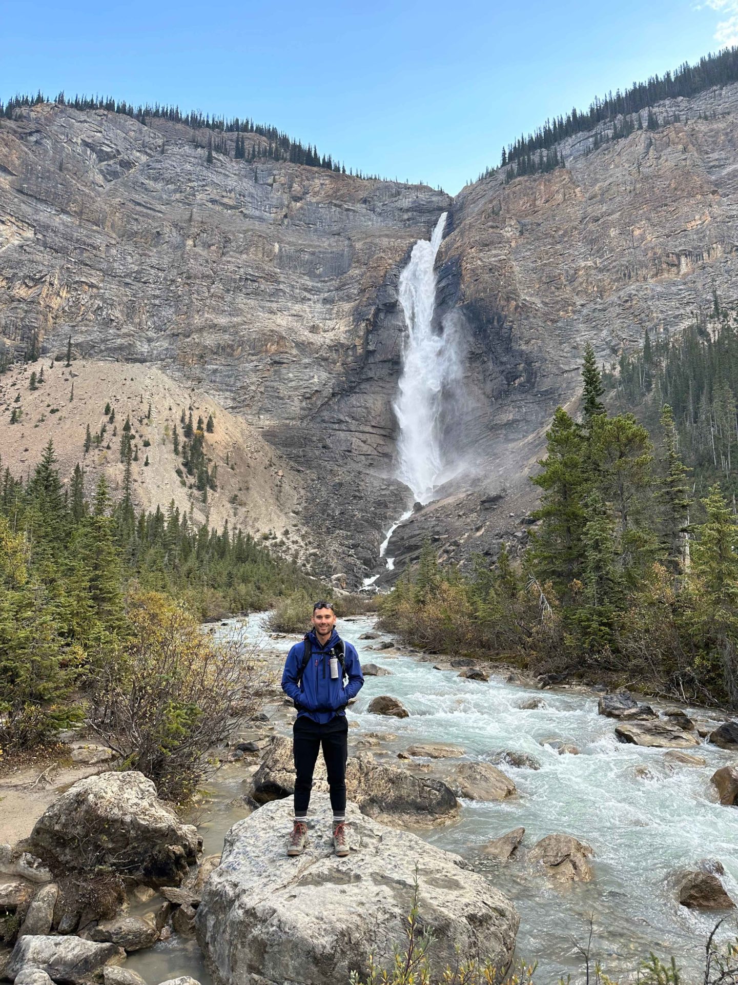 Takakkaw Falls in Yoho National Park - Canada Road Trip Itinerary