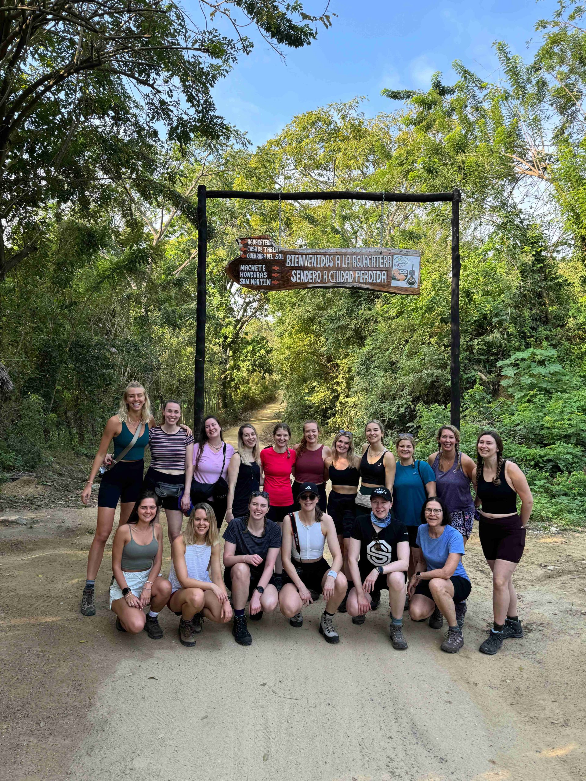 Zanna van Dijk and guests on the Lost City Trek in Colombia