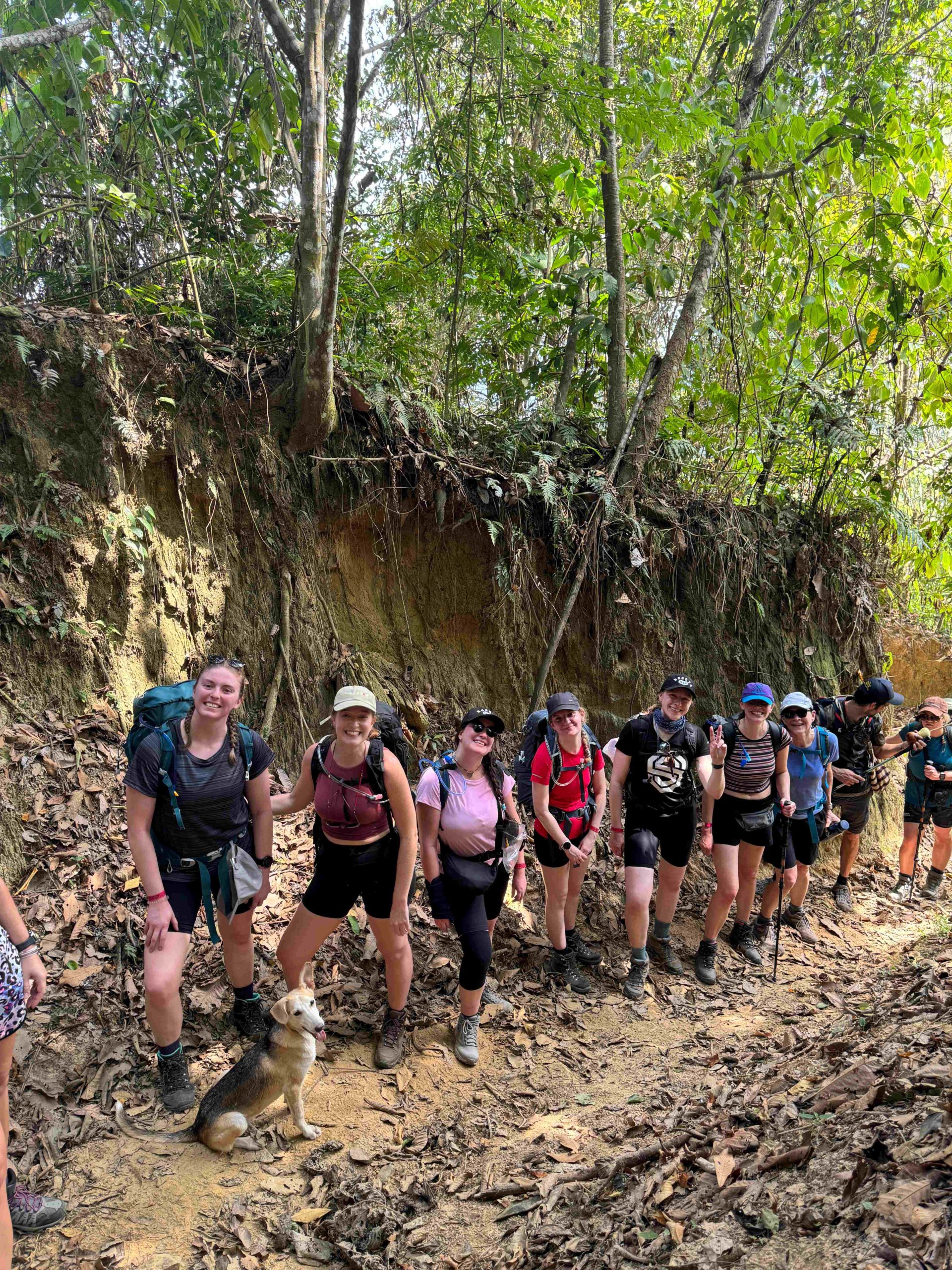 A group of guests on the Lost City Trek in Colombia